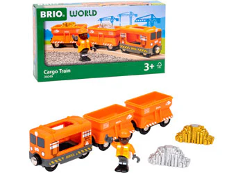 BRIO - Gold Cargo Train 6 Pieces - Image 2