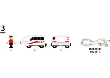 BRIO - ICE Rechargeable Train 3 pieces - Image 4