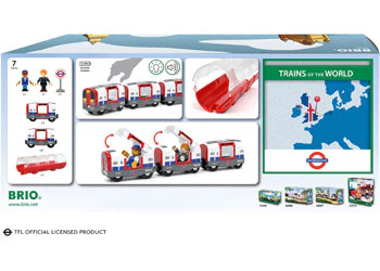 BRIO - London Underground Train 7 Pieces - Image 2