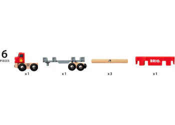 BRIO - Lumber Truck 6 Pieces - Image 2