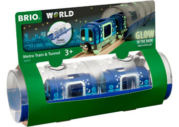 BRIO - Metro Train & Tunnel 3 Pieces