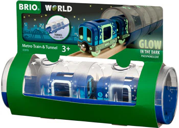 BRIO - Metro Train & Tunnel 3 Pieces - Image 2