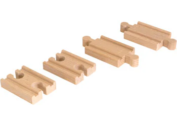 BRIO - Mini Straight Track Pack 4 Pieces - Image 2