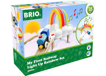 BRIO - My First Railway Light Up Rainbow Set 11 Pieces
