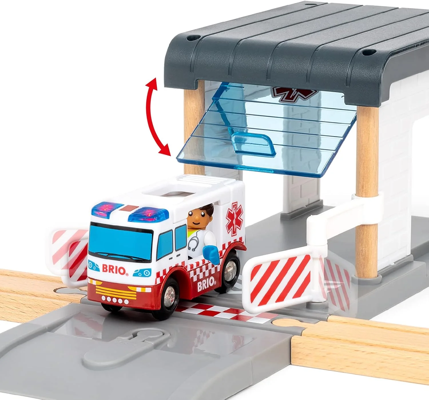BRIO - Rescue Team Train Set 44 Pieces - Image 5