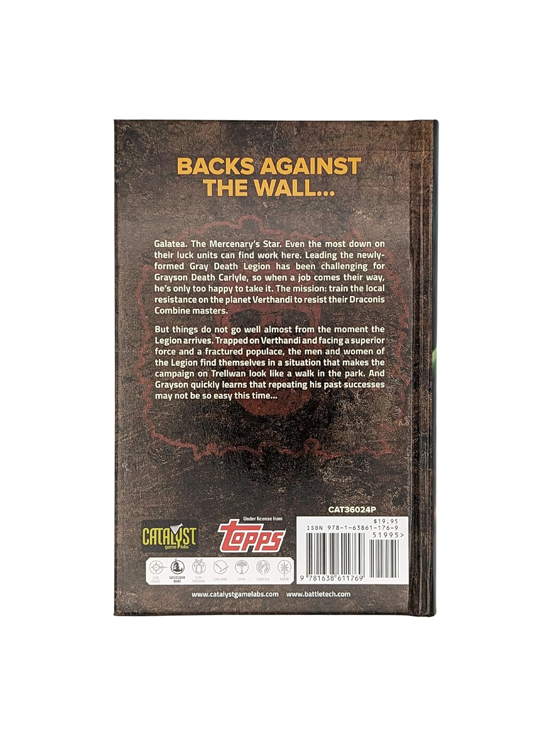 Catalyst Game Labs BattleTech Legends: Mercenary's Star Collector Premium Hardback Novel - Image 3