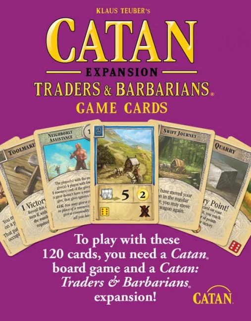 Catan: Traders & Barbarians Expansion Card Deck - 5th Edition