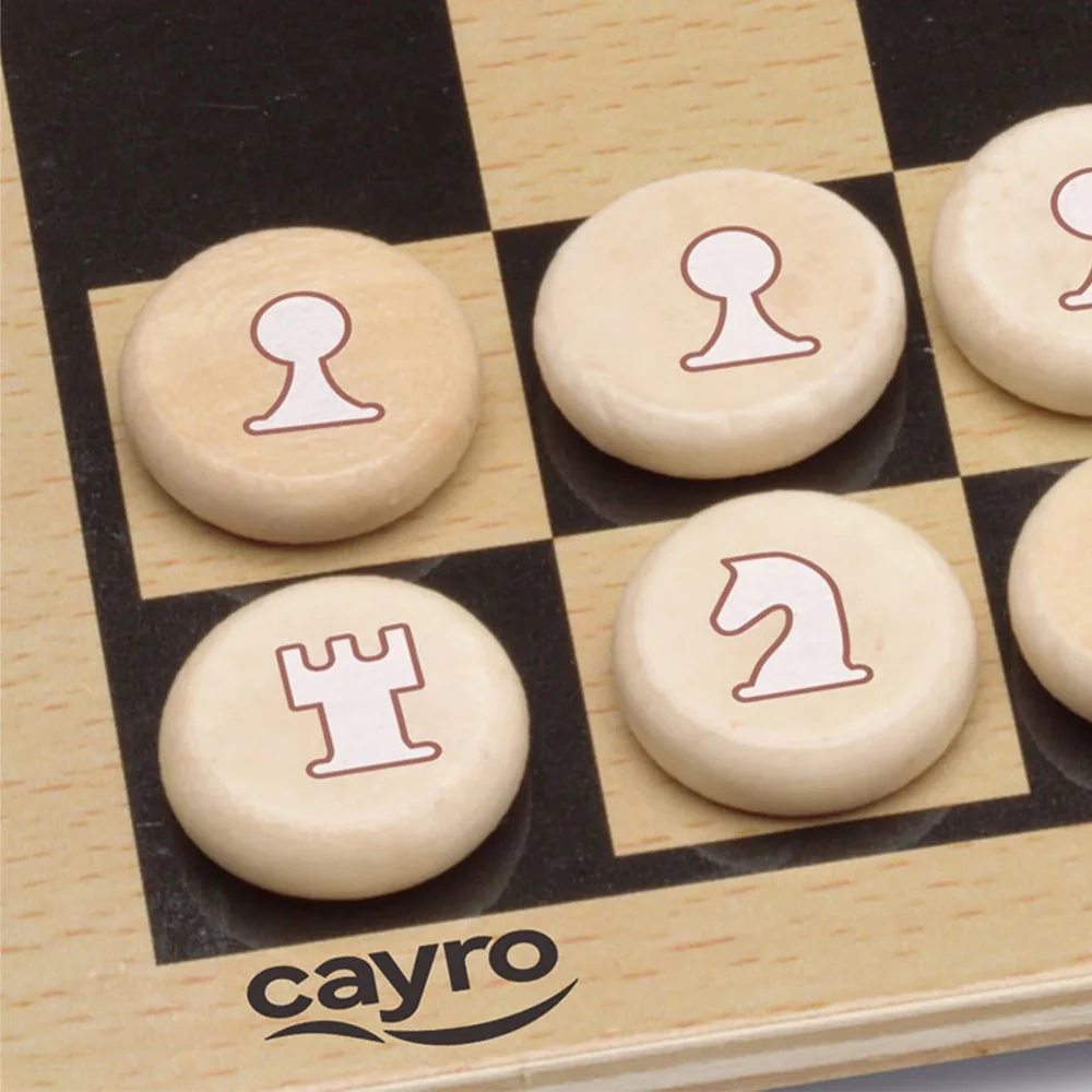 Cayro Wooden Chess In Metal Box - Image 3