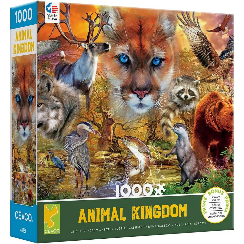 Ceaco - Animal Kingdom Forest 1000 Piece Puzzle