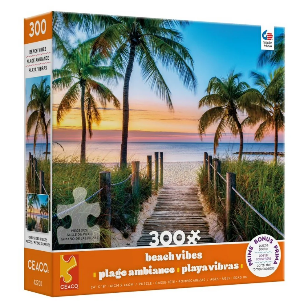 Ceaco - Beach Vibes Key West 300 Piece Puzzle