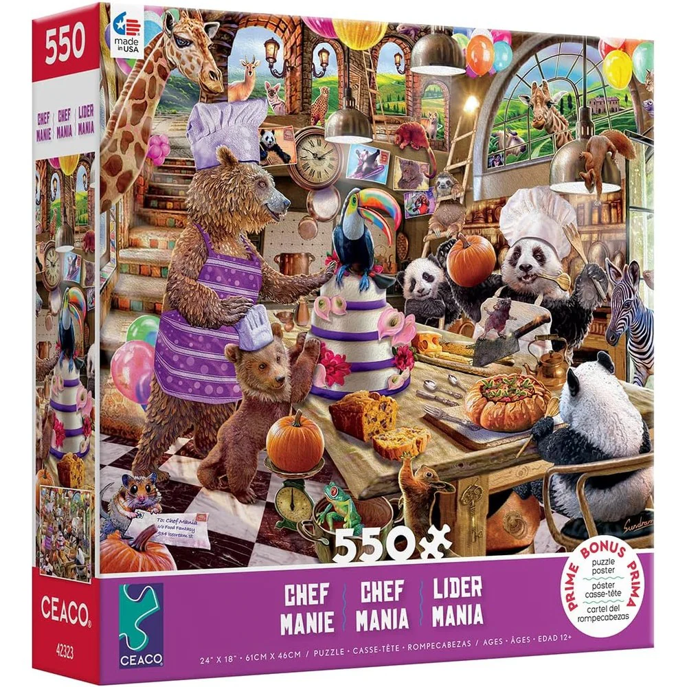 Ceaco - Chef Mania 550 Piece Puzzle