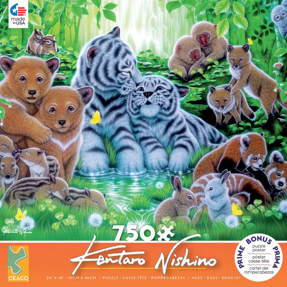Ceaco - Kentaro Animal Forest 750 Piece Puzzle