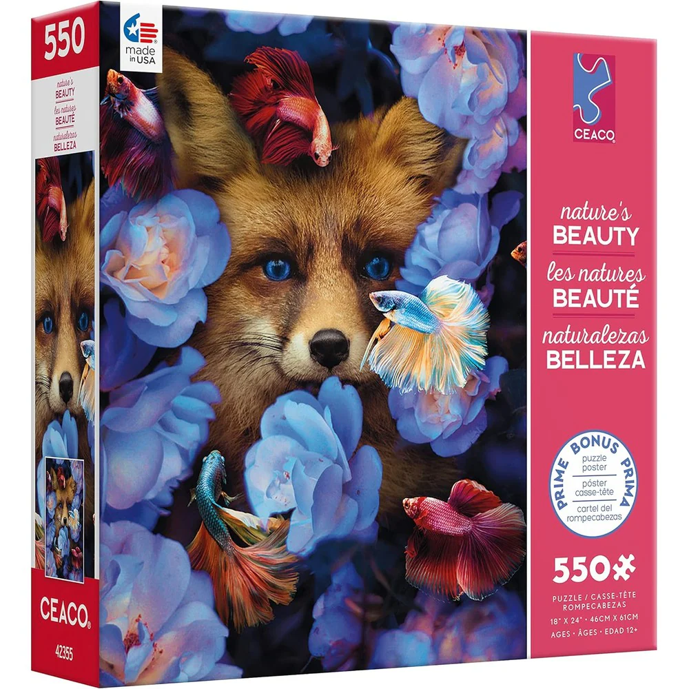 Ceaco - Nature's Beauty Fox & Fish 550