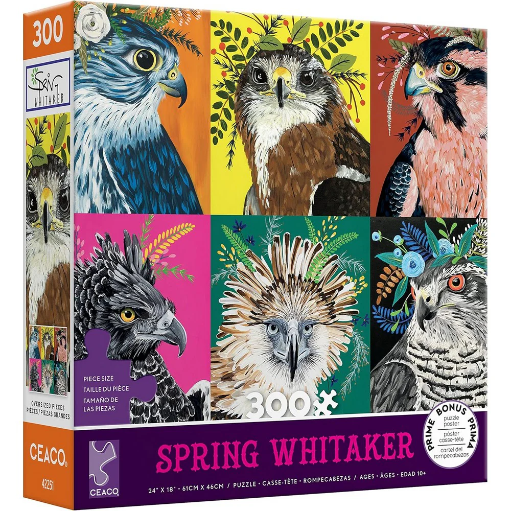 Ceaco - Spring Whitaker Birds 300 Piece Puzzle