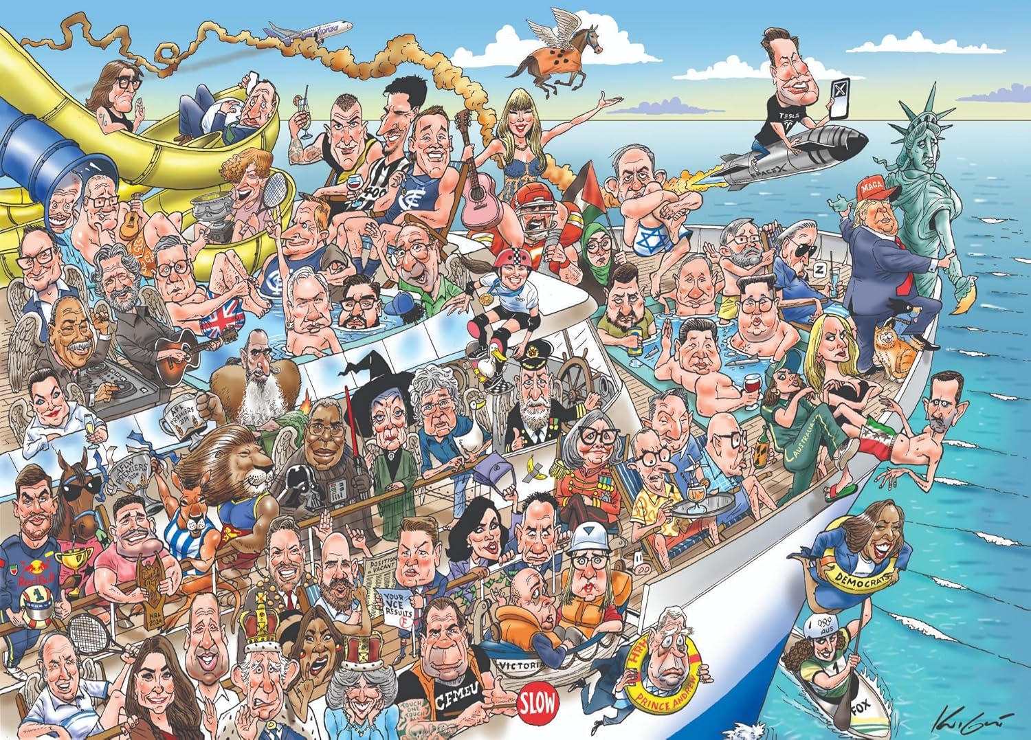 Celebrity Zoo #2 1000 Piece Jigsaw - Image 2