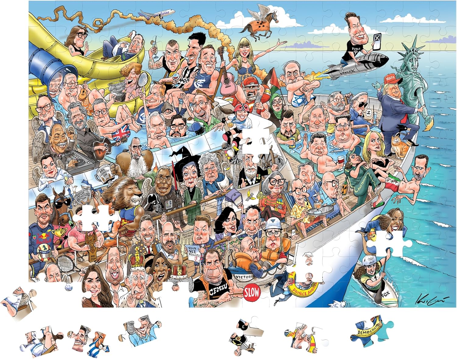 Celebrity Zoo #2 1000 Piece Jigsaw - Image 3