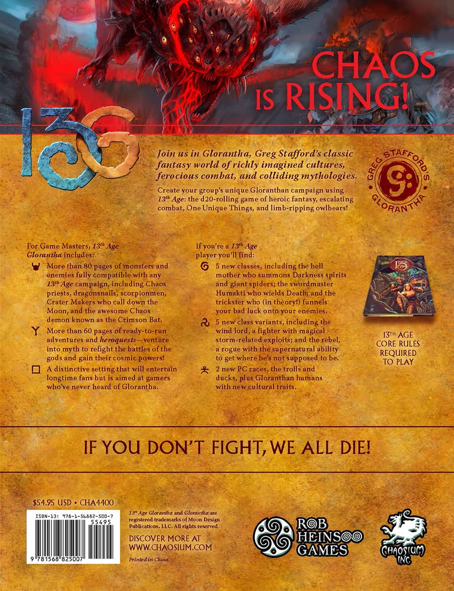 Chaosium 13th Age Glorantha RPG Supplement - Image 2
