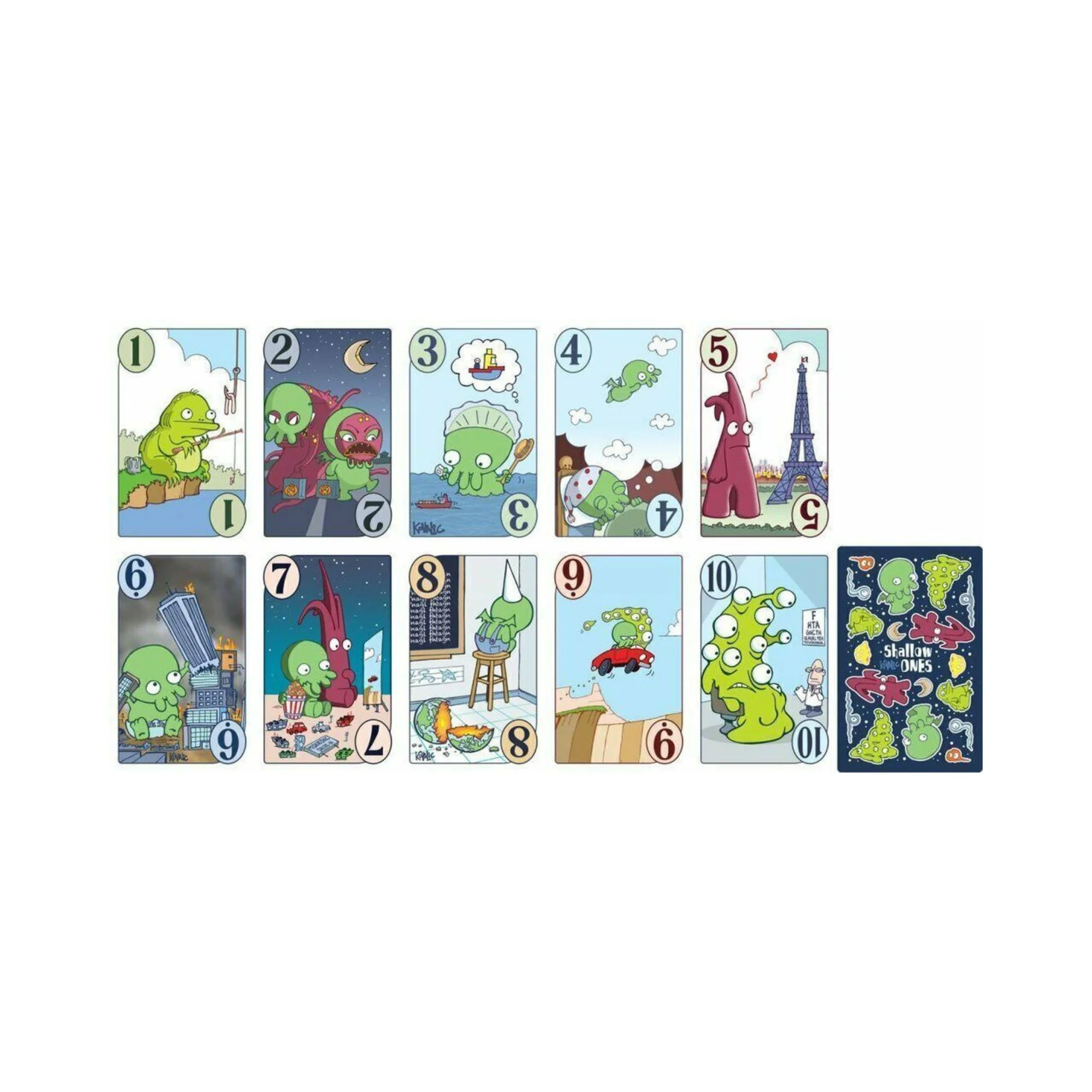 Cheapass Games Pairs: Shallow Ones Card Game - Image 3