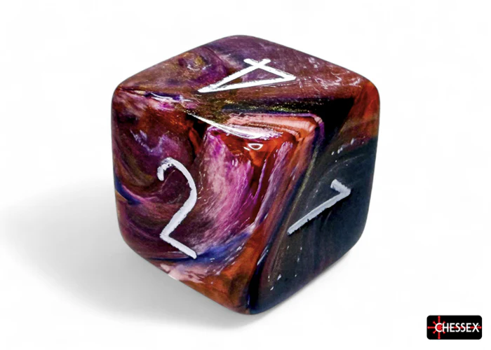 Chessex - CHX 27543 Festive Symphony/white Polyhedral 7-Dice Set (Preorder) - Image 10