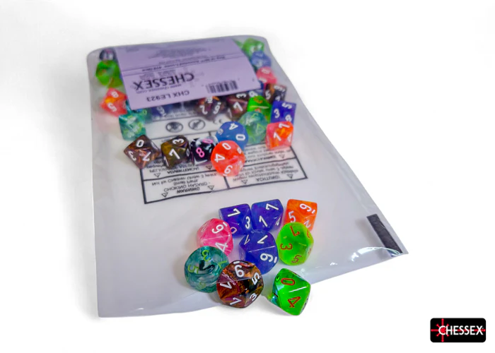 Chessex - CHX LE923 Dice Menagerie #11 Bag of 50 d10s (Preorder)