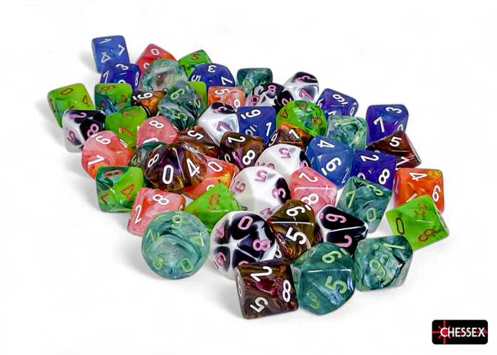Chessex - CHX LE923 Dice Menagerie #11 Bag of 50 d10s (Preorder) - Image 2