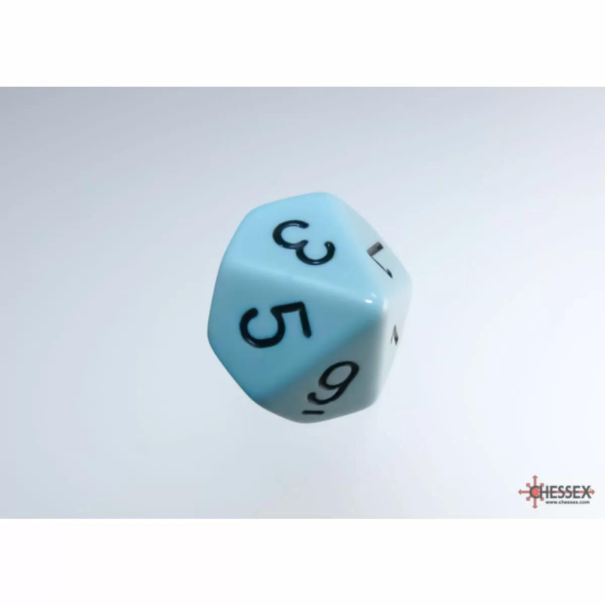 Chessex - Opaque Pastel Blue-black Set of Ten d10s - CHX25266 - Image 3