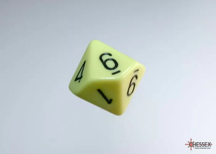 Chessex - Opaque Pastel Yellow-black Set of Ten d10s - CHX25262 - Image 2