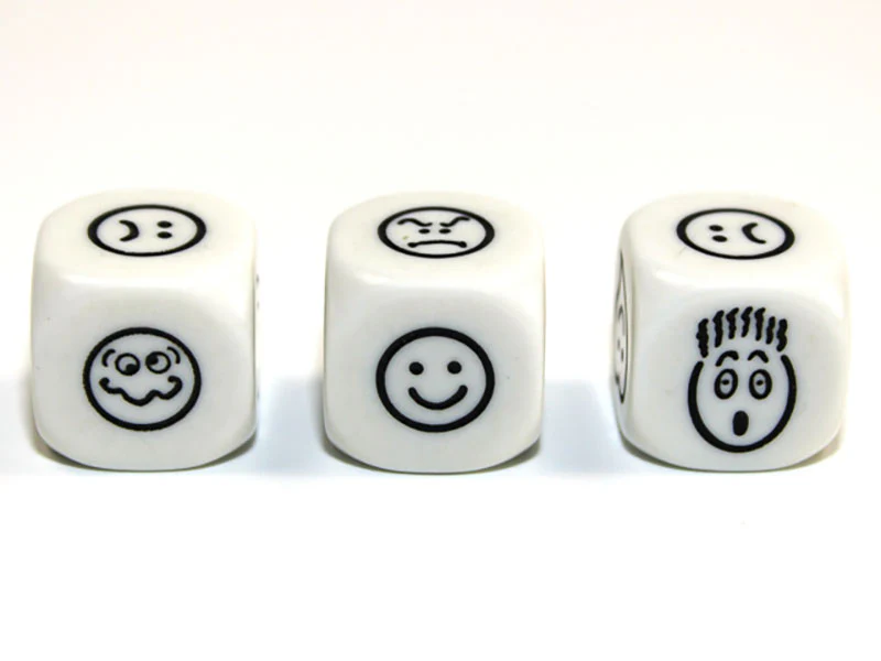 Chessex - Smiley Faces 16mm d6 Dice