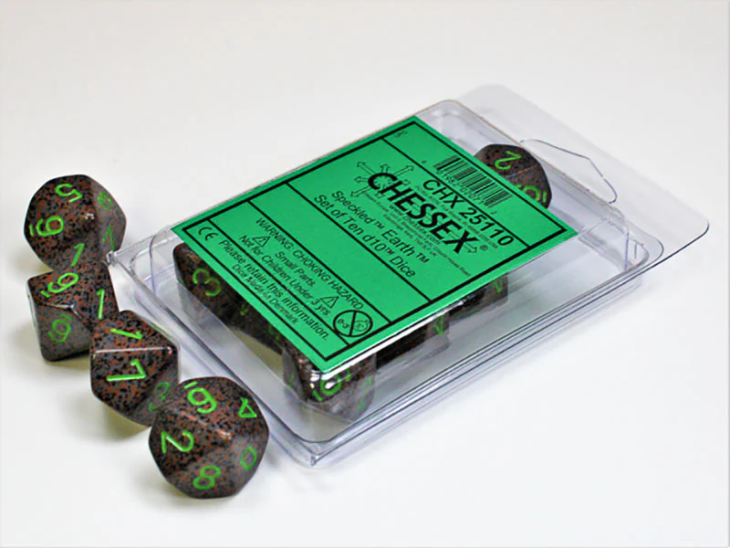 Chessex - Speckled Earth d10 Dice 10-Piece Set