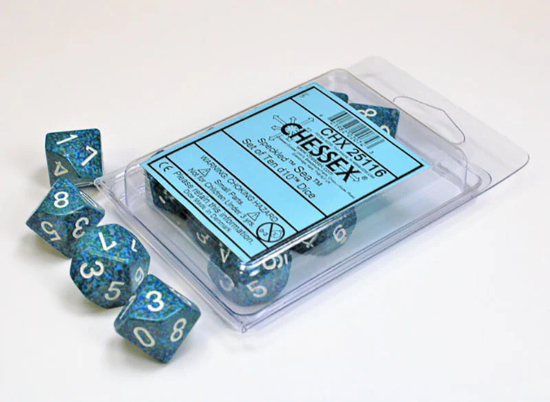 Chessex - Speckled Sea d10 Dice 10-Piece Set