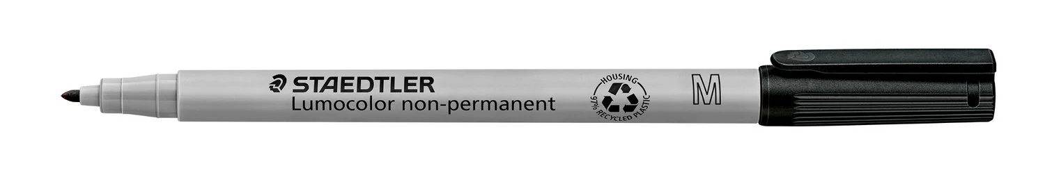 Chessex - Water Soluble Medium-Tip Single Marker - Black - Image 3