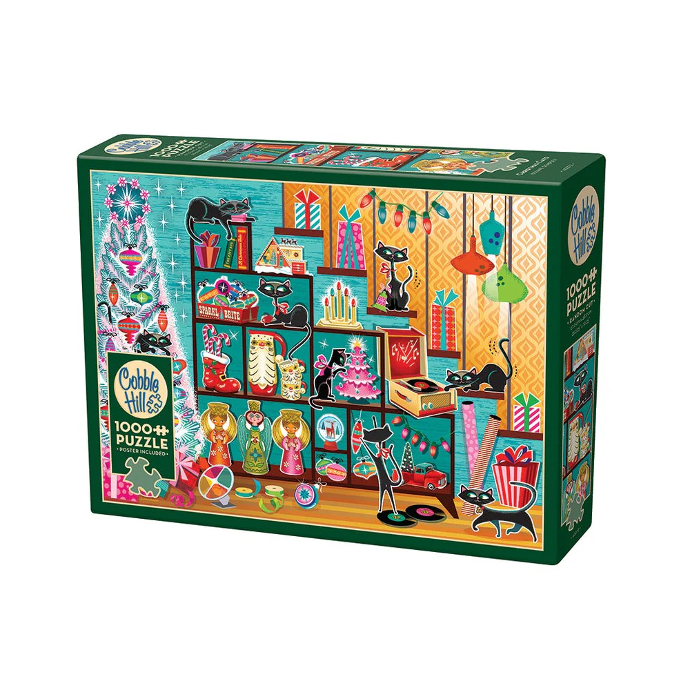 Christmas Cats 1000 Piece Puzzle