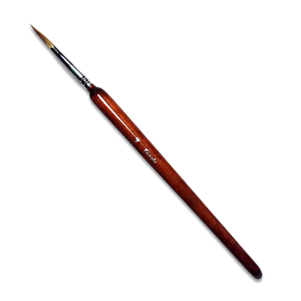 Chronicle Cards Single Wolf Bristle Brush - Size 7