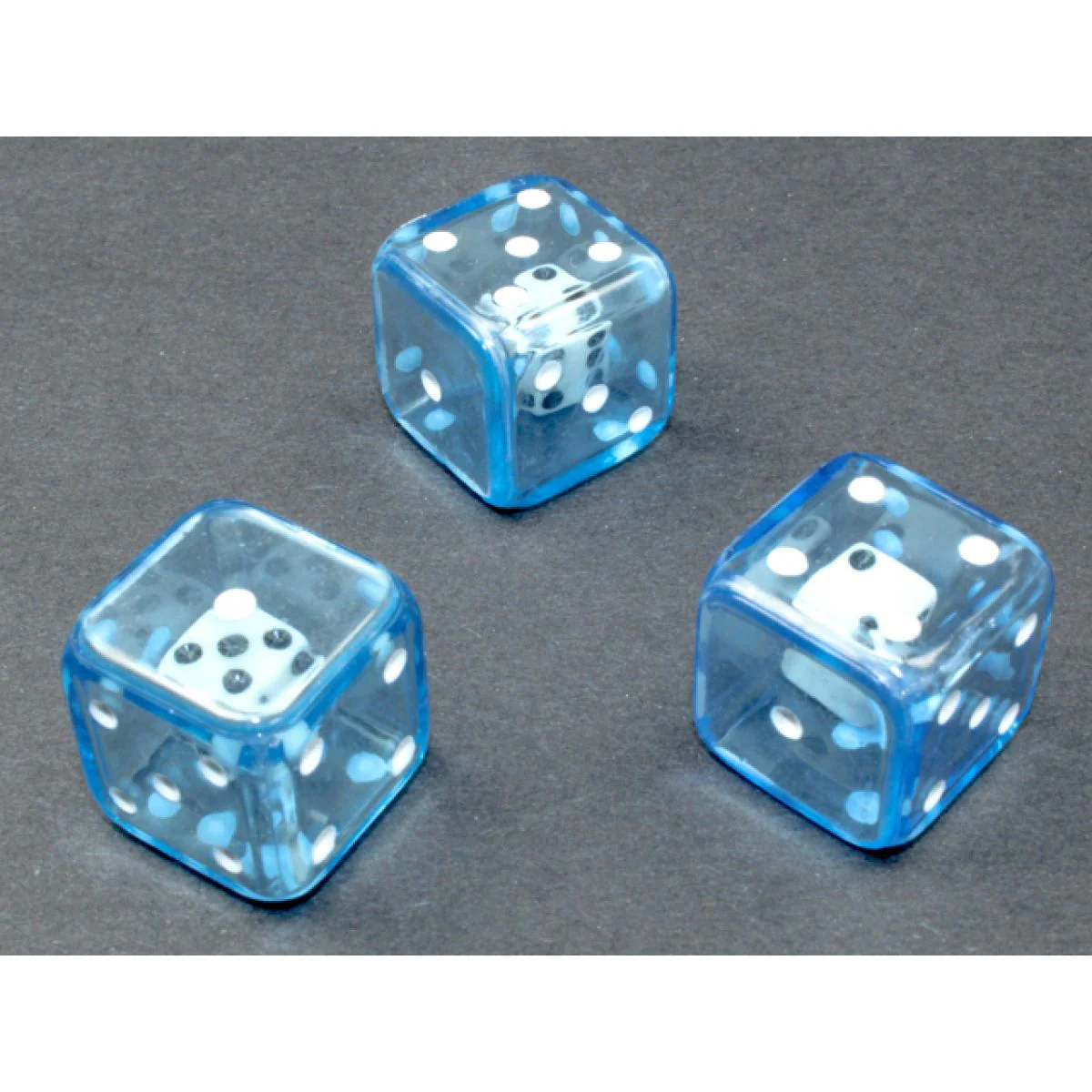 Chessex - CHX KOP10298 19mm Double Dice Blue/white