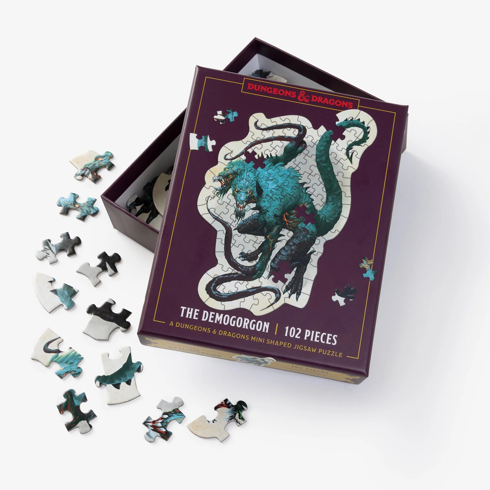 Clarkson Potter Dungeons & Dragons Mini Shaped Demogorgon Edition - 102-Piece Jigsaw - Image 2