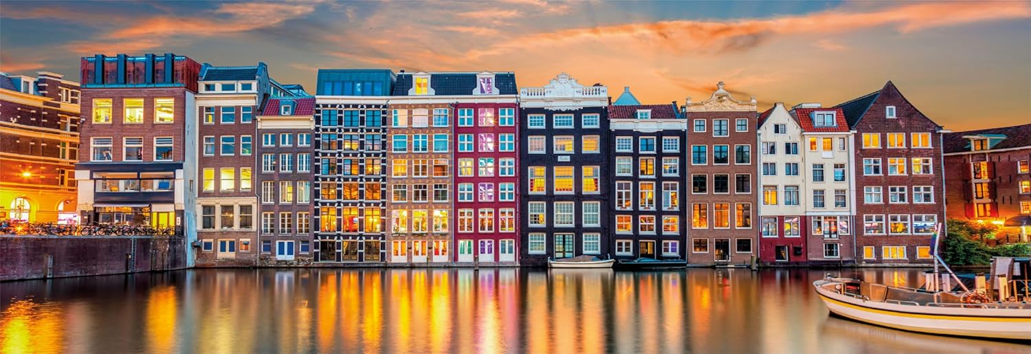 Clementoni - Bright Amsterdam 1000 Piece Puzzle - Image 2