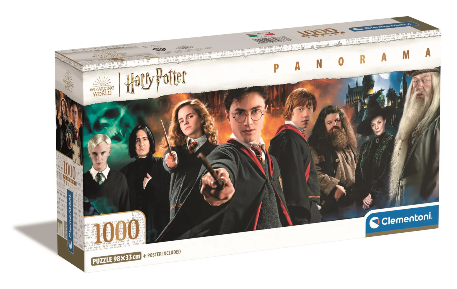 Clementoni Harry Potter: Good vs Evil - 1000 piece Panorama Puzzle with Poster