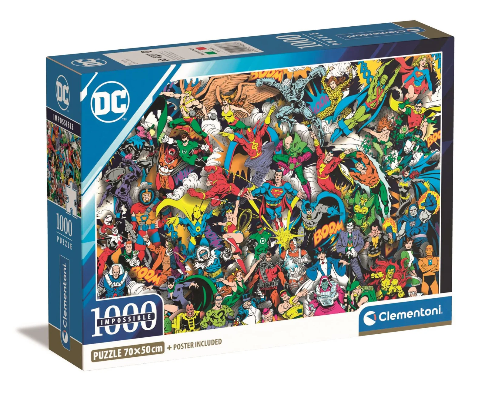 Clementoni Impossible Puzzle: DC Comics - 1000 piece Jigsaw