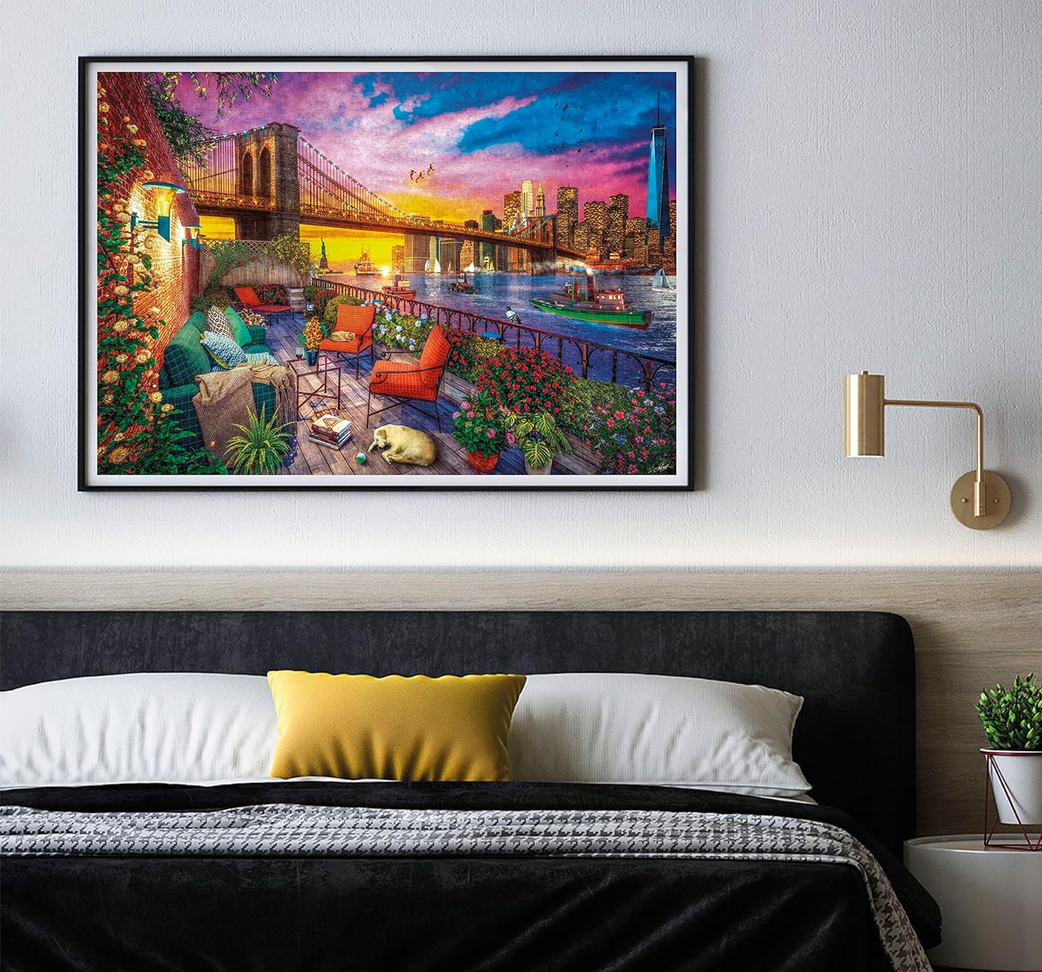 Clementoni - Manhattan Balcony Sunset 3000 Piece High Quality - Image 4