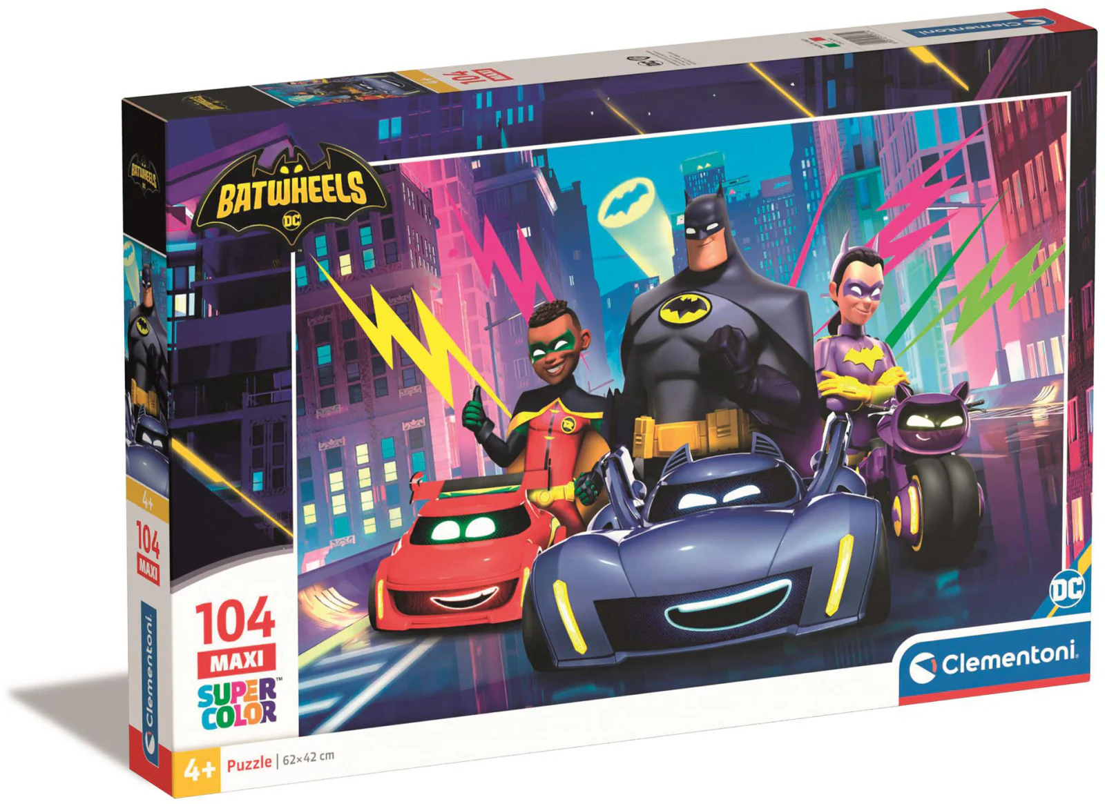 Clementoni - Maxi Batwheels - 104 piece Puzzle