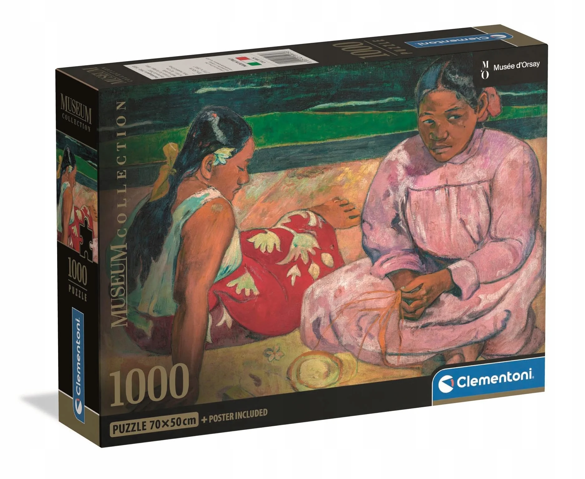Clementoni - Museum Collection - (Gauguin) Femmes de Tahiti - 1000 Piece Jigsaw Compact Box