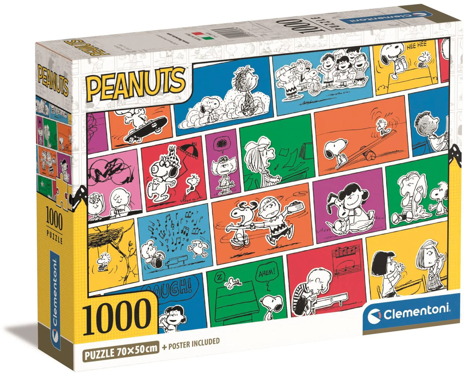 Clementoni Peanuts - 1000 piece Puzzle with Poster