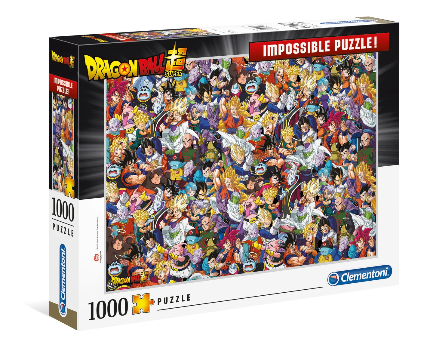 Clementoni - Puzzle Impossible Dragon Ball 1000 Piece Puzzle