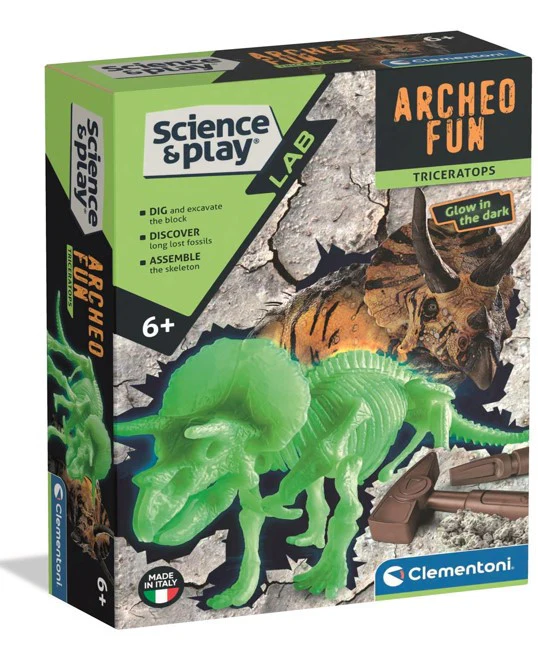 Clementoni Science & Play Archeofun Triceratops Dig Kit