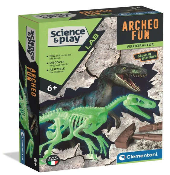 Clementoni Science & Play Archeofun Velocaraptor Dig Kit