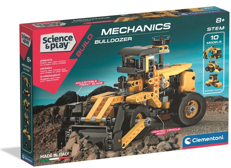 Clementoni Science & Play Mechanics Lab: Bulldozer Construction Kit
