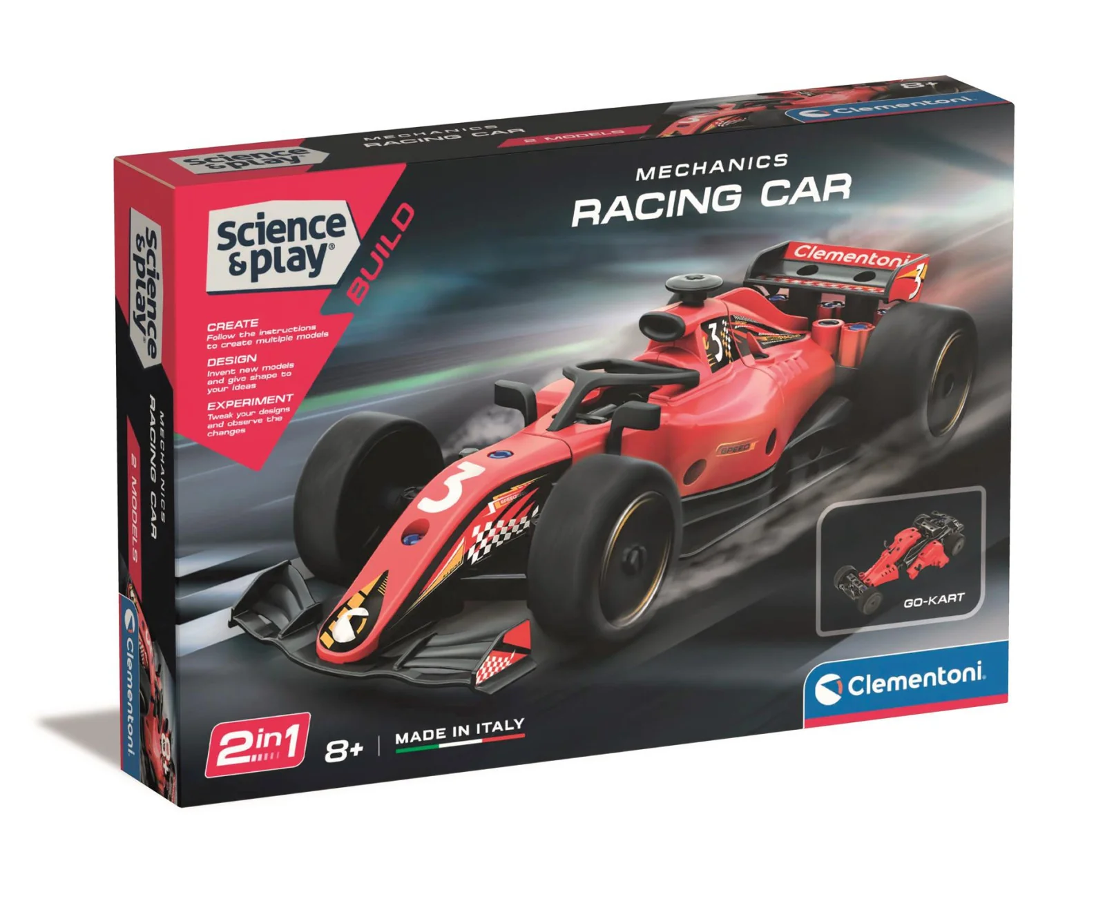 Clementoni Science & Play Mechanics: Small Formula 1 Construction Kit