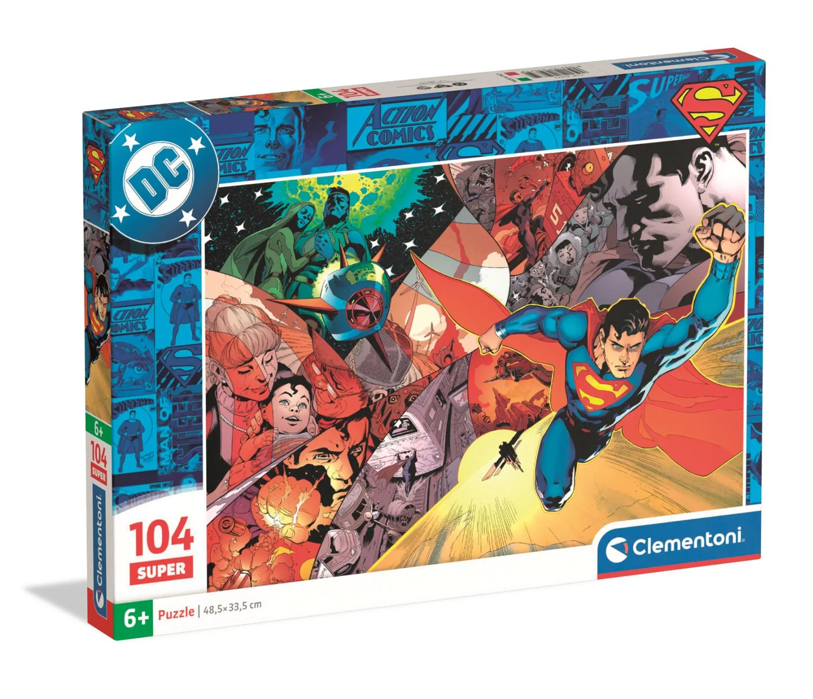 Clementoni Super Series Superman - 104 piece Puzzle