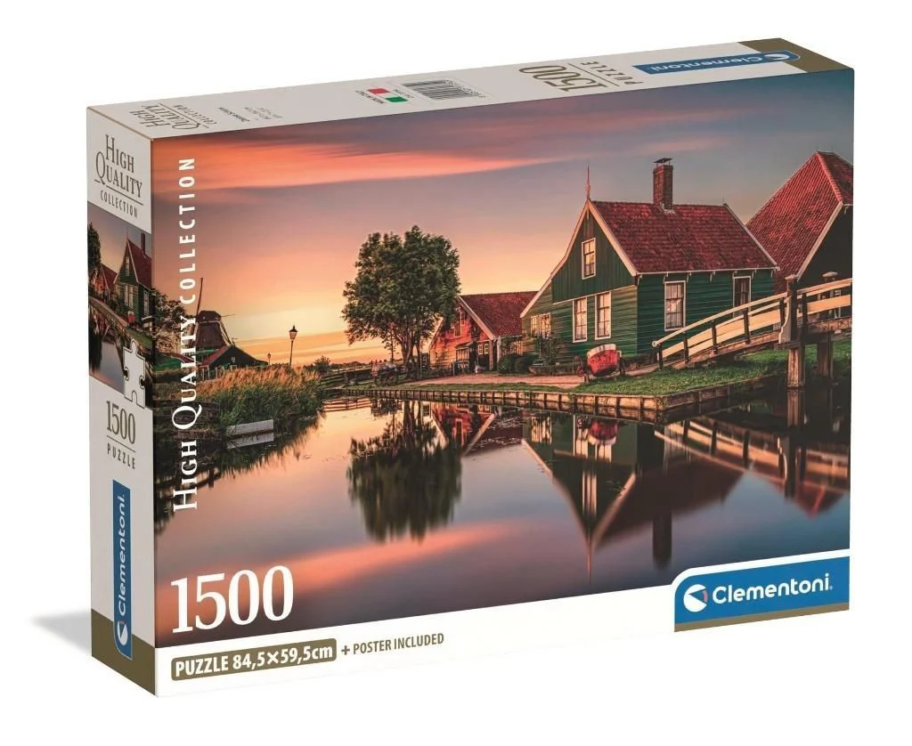 Clementoni - Zaanse Schans 1500 Piece Puzzle High Quality