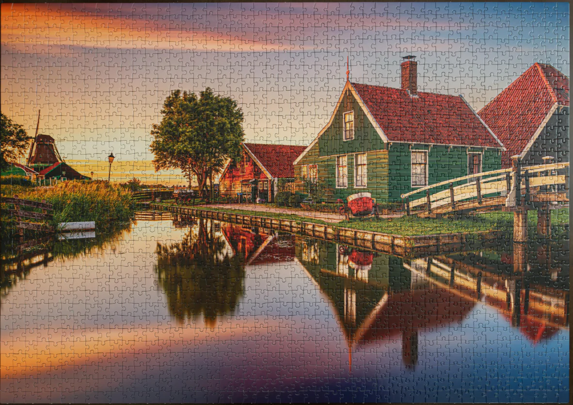 Clementoni - Zaanse Schans 1500 Piece Puzzle High Quality - Image 3